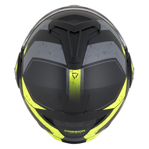 FULL FACE HELMET CASSIDA MULTIFLIP KORP BLACK MATT/YELLOW FLUO/GRAY 2XL