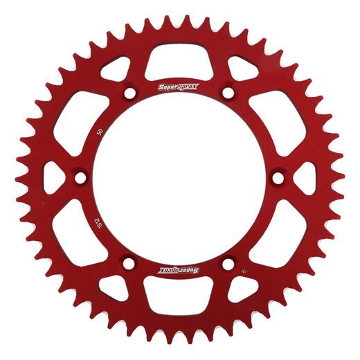 REAR ALU SPROCKET SUPERSPROX RAL-1512:50-RED CRVEN 50T, 520