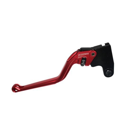 CLUTCH LEVER ACCOSSATO FIXED CNC-WORKED ALUMINIUM, RED