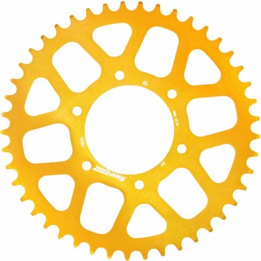 REAR ALU SPROCKET SUPERSPROX RAL-7093:45-GLD ZLATO 45T