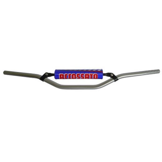 HANDLEBAR ACCOSSATO ALUMINIUM, 22 MM SILVER