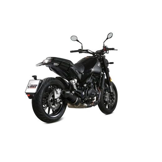 SILENCER MIVV OVAL E.002.LZC BLACK WITH CARBON CAP