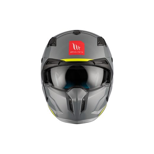 HELMET MT HELMETS STREETFIGHTER SV S SOLID A22 GLOSS GREY XL