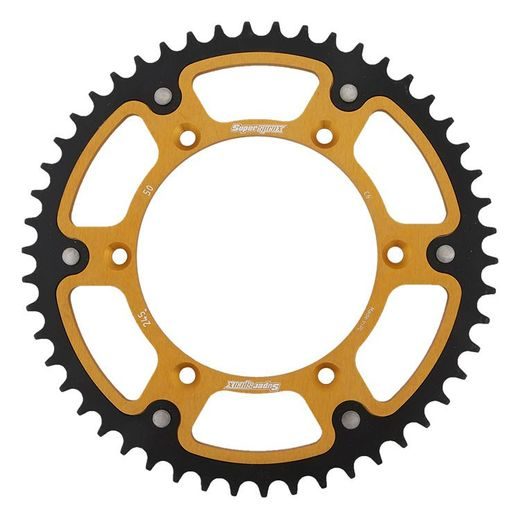 REAR SPROCKET SUPERSPROX STEALTH RST-245:50-GLD ZLATO 50T, 520