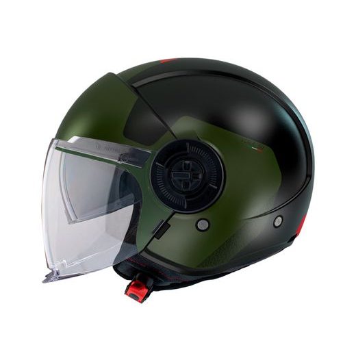 JET HELMET MT HELMETS VIALE SV S BETA A6 MATT GREEN XS