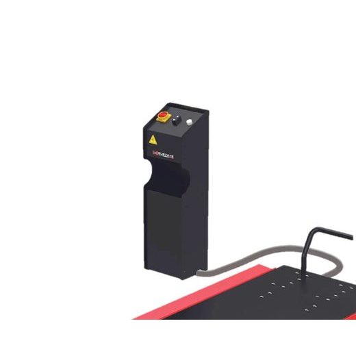 MOTORCYCLE LIFT LV8 NANO 400 FLOOR VERSION EN400GE.G WITH ELECTRO-HYDRAULIC UNIT (BLACK AND GREEN RAL 6018)