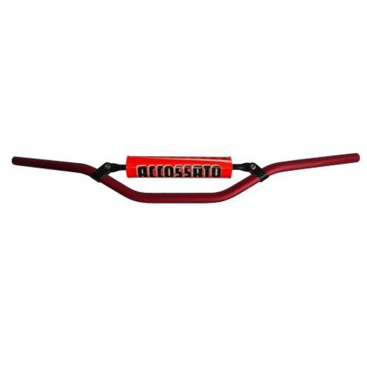HANDLEBAR ACCOSSATO ALUMINIUM, 22 MM CRVEN