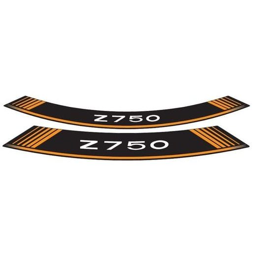 RIM STRIP PUIG Z750 5545T ORANGE SET OF 8 RIM STRIPS