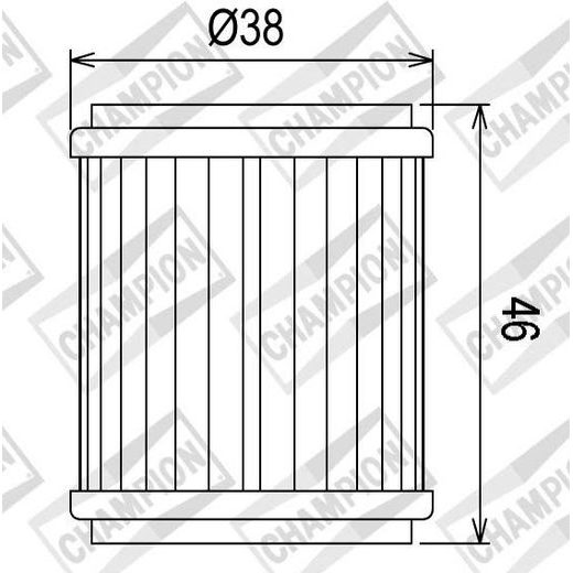 FILTER ULJA CHAMPION COF041 100609385