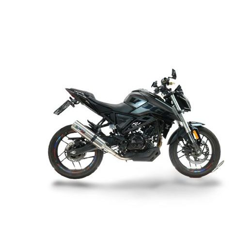 CIJELI ISPUŠNI SUSTAV GPR M3 INOX VO.10.CAT.M3.IT BRUSHED STAINLESS STEEL FOR VOGE BRIVIDO 125 R 2023-2024