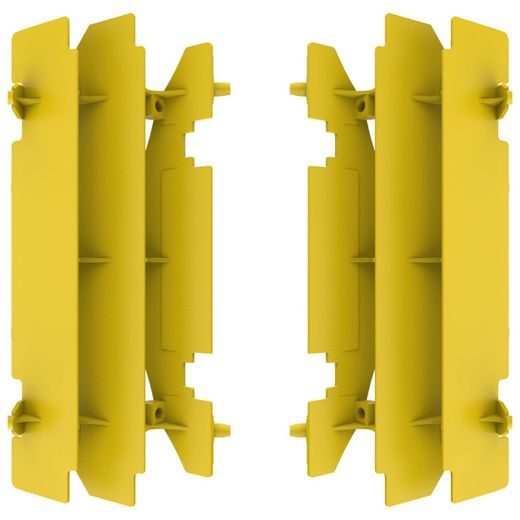 RADIATOR LOUVERS POLISPORT 8466100002 YELLOW RM01
