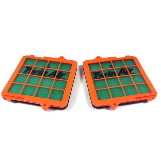 PRE-OILED AIR FILTER TWINAIR 150607P (FLAME RETARDENT) WITH FILTER FRAMES (2PCS)
