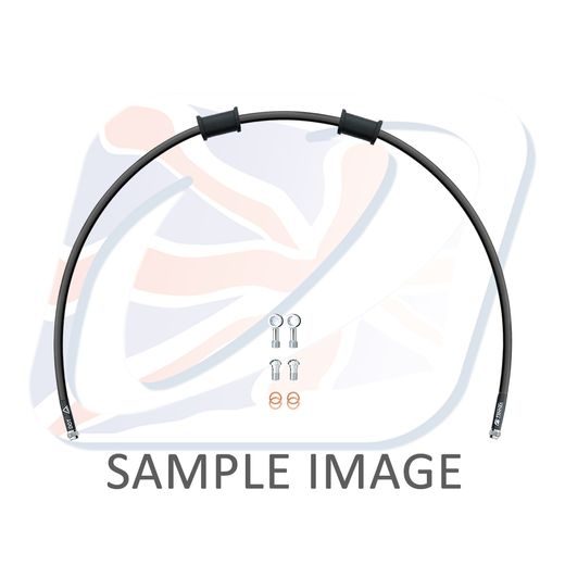 KIT PREDNJIH KOČIONOG CRIJEVA VENHILL POWERHOSEPLUS SUZ-15001F-BK (1 HOSE IN KIT) BLACK HOSES, CHROMED FITTINGS