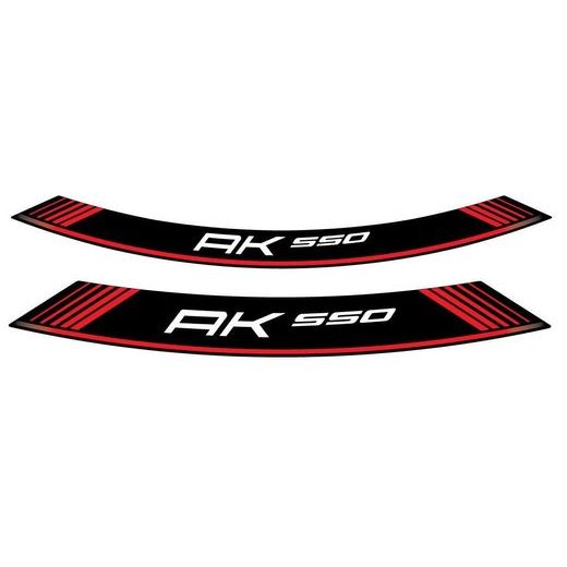 RIM STRIP PUIG AK550 9630R CRVEN SET OF 8 RIM STRIPS