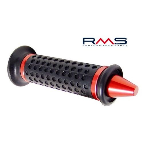 HAND GRIPS RMS 184160340 BLACK/RED END