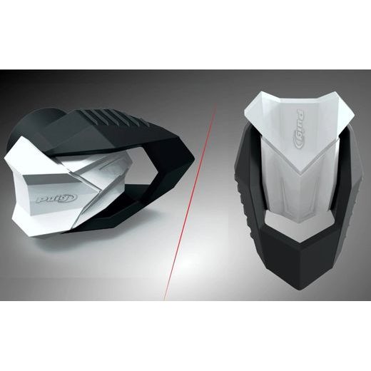 FRAME SLIDERS PUIG R19 22392N BLACK WITH GREY RUBBER