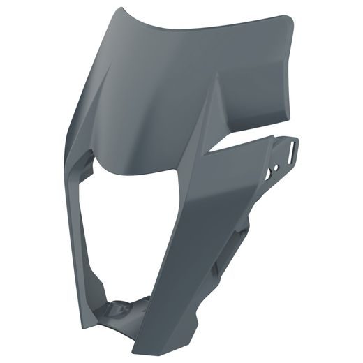 HEADLIGHT MASK POLISPORT 8666800003 NARDO GREY FOR KTM XC-W 125 2017-2019, KTM XC-W 300 2017-2019