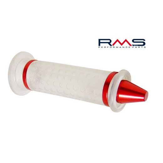 HAND GRIPS RMS 184160300 TRANSPARENT/RED END