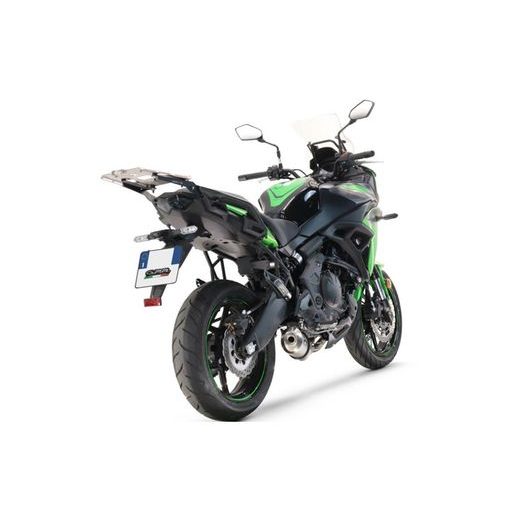 CIJELI ISPUŠNI SUSTAV GPR SATINOX E5.CO.Y.230.1.CAT.SAT BRUSHED STAINLESS STEEL INCLUDING REMOVABLE DB KILLER AND CATALYST FOR YAMAHA TRACER 9 2021-2024