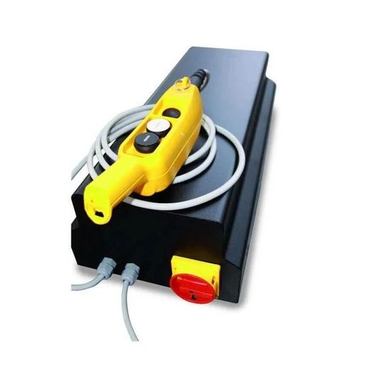 MOTORCYCLE LIFT LV8 GOLDRAKE 400 FLOOR VERSION EG400E.B WITH ELECTRO-HYDRAULIC UNIT (BLACK AND BLUE RAL 5005)