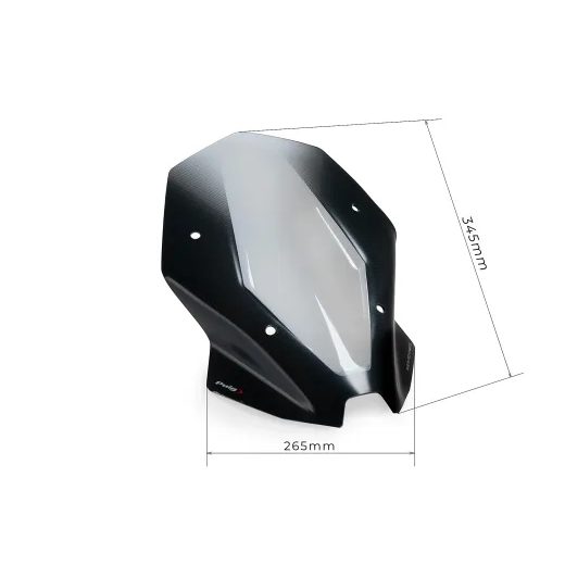 WINDSHIELD PUIG NEW. GEN TOURING 22737H SMOKE