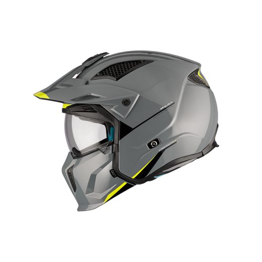 HELMET MT HELMETS STREETFIGHTER SV S SOLID A22 GLOSS GREY L