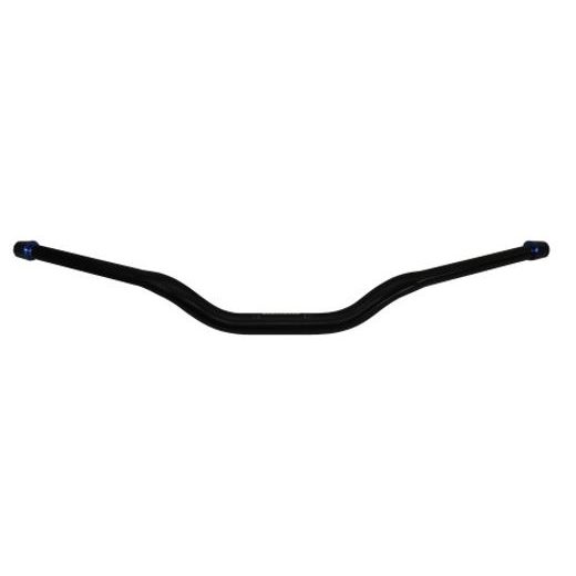 HANDLEBAR ACCOSSATO ALUMINIUM, 28.5 MM CRNI
