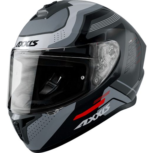 FULL FACE HELMET AXXIS DRAKEN ABS COUGAR C2 GREY MATT XS