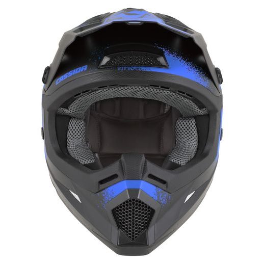MOTOCROSS HELMET CASSIDA CROSS CUP 2 CREW JUNIOR BLACK MATT/BLUE S