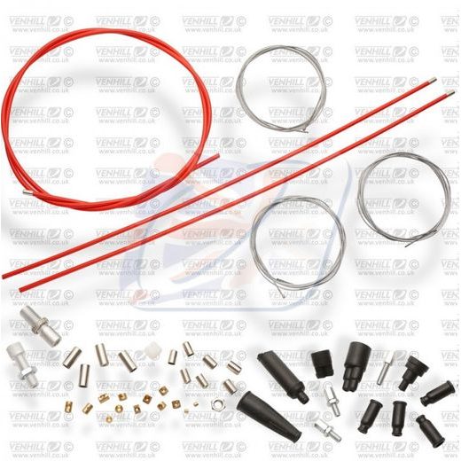 UNIVERSAL THROTTLE CABLE KIT VENHILL U01-4-125-RD CRVEN