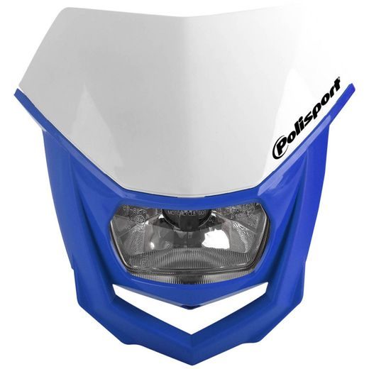 HEADLIGHT POLISPORT HALO 8657400039 WHITE/BLUE