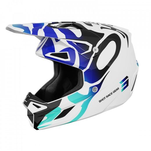 HELMET SHOT SPEED GHOST A05-21OB-E01-10 BLUE GLOSSY L