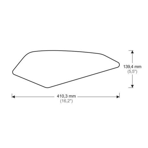 TANK SIDE PROTECTORS PUIG ANTI-SLIP 20064N CRNI
