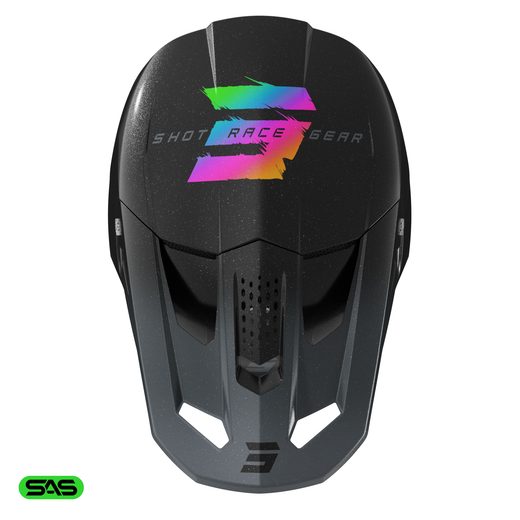 HELMET SHOT SPEED RAC A04-21OB-B01-11 BLACK PEARLY XL