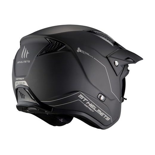 TRIAL HELMET MT HELMETS DISTRICT SV S SOLID A1 MATT BLACK M