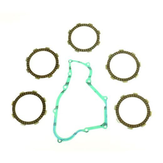 FRICTION PLATES KIT WITH CLUTCH COVER GASKET ATHENA P40230052