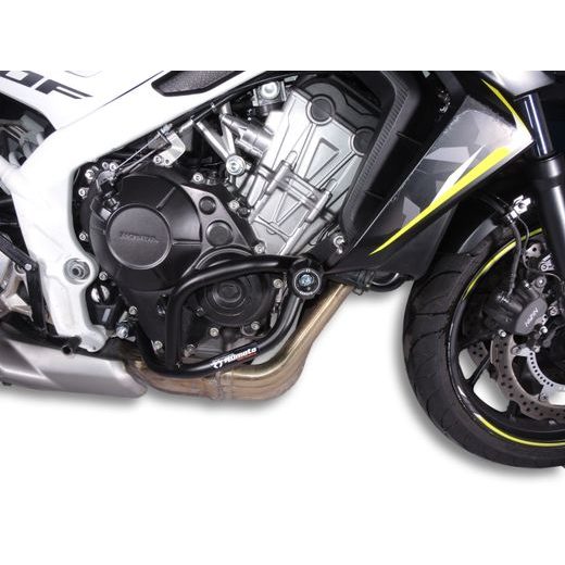 ENGINE GUARDS RDMOTO CF142KDPH01 MATT BLACK FOR HONDA CB 650 F / FA 2014-2019