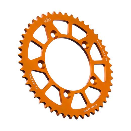 REAR ALU SPROCKET JT JTA 894-48ORG 48T, 420 ORANGE
