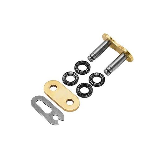CLIP TYPE CONNECTING LINK D.I.D CHAIN 520ATV2 FJ GOLD/BLACK