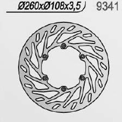 KOČIONA DISK NG 9341