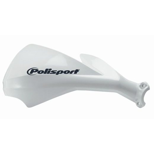 HANDGUARD POLISPORT SHARP 8304000111 WITH UNIVERSAL MOUNTING KIT WHITE