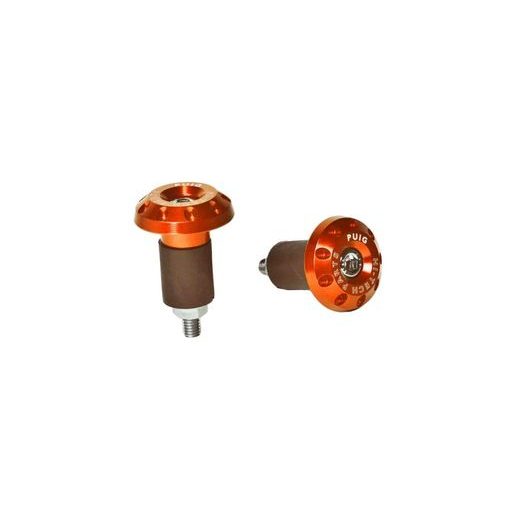 UNIVERSAL BAR ENDS PUIG RACE 6222T ORANGE D 13-18MM