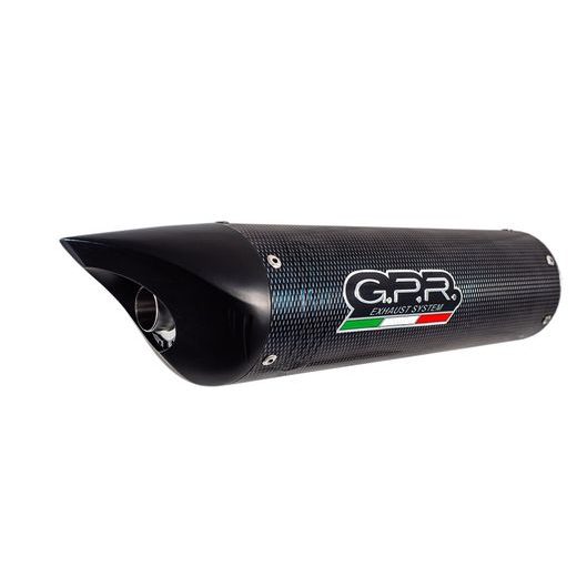 SLIP-ON EXHAUST GPR TIBURON T.53.TIBPO CARBON LOOK FOR TRIUMPH DAYTONA 675 2006-2008