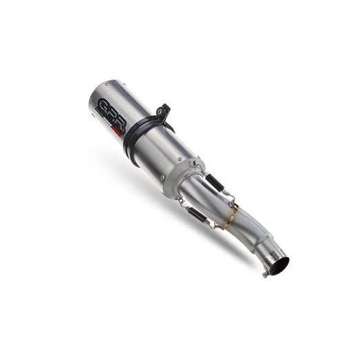 CIJELI ISPUŠNI SUSTAV GPR M3 INOX E5.CO.Y.230.1.CAT.M3.INOX BRUSHED STAINLESS STEEL INCLUDING REMOVABLE DB KILLER AND CATALYST FOR YAMAHA TRACER 9 2021-2024