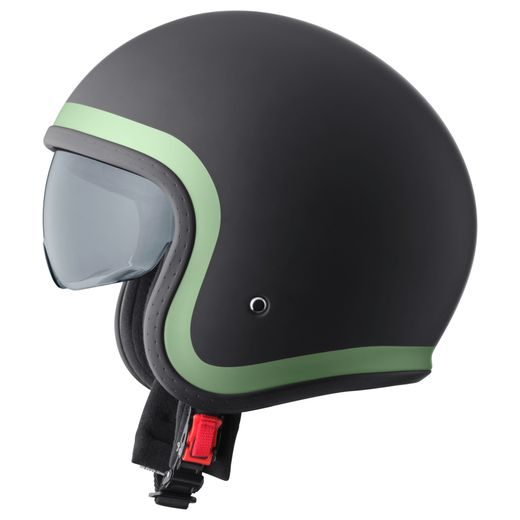 JET HELMET GMS RIDE ZG11702 BLACK-DARK GREEN S