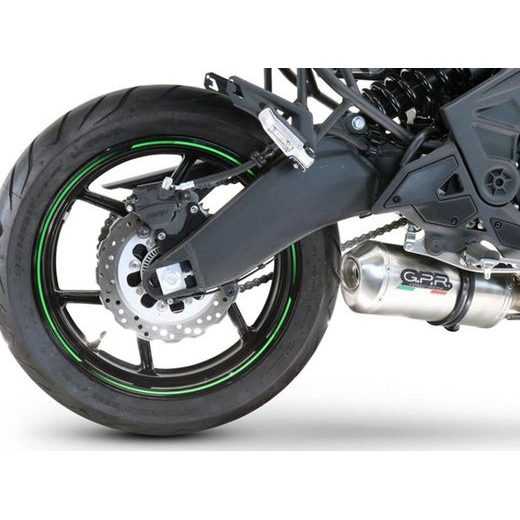CIJELI ISPUŠNI SUSTAV GPR SATINOX E5.CO.Y.230.1.CAT.SAT BRUSHED STAINLESS STEEL INCLUDING REMOVABLE DB KILLER AND CATALYST FOR YAMAHA TRACER 9 2021-2024