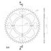 REAR ALU SPROCKET SUPERSPROX RAL-720:48-BLK CRNI 48T, 520
