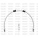 STANDARD FRONT BRAKE HOSE KIT VENHILL POWERHOSEPLUS SUZ-2009F-WT (3 HOSES IN KIT) WHITE HOSES, CHROMED FITTINGS