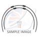 CROSSOVER FRONT BRAKE HOSE KIT VENHILL POWERHOSEPLUS YAM-6025F-CB (2 HOSES IN KIT) CARBON HOSES, CHROMED FITTINGS