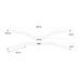 HANDLEBAR ACCOSSATO ALUMINIUM, 22 MM ZLATO